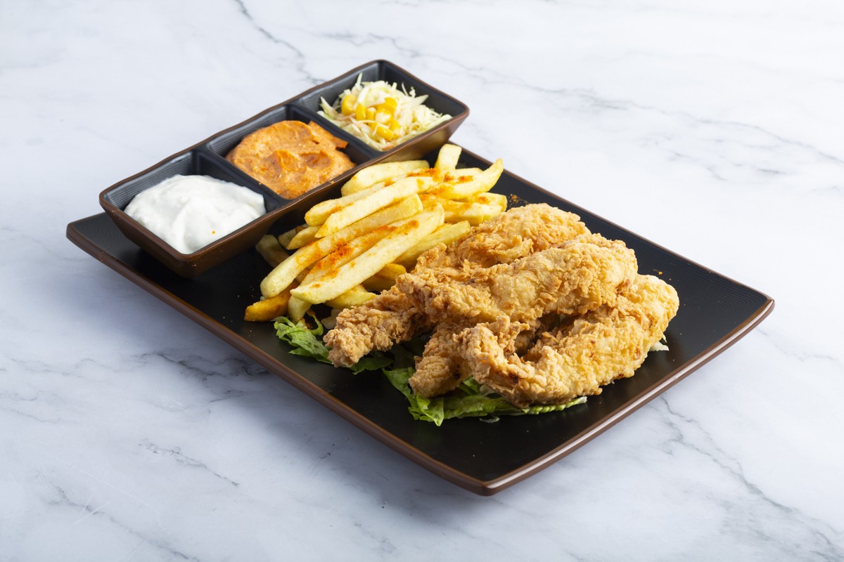 Crispy chicken meal