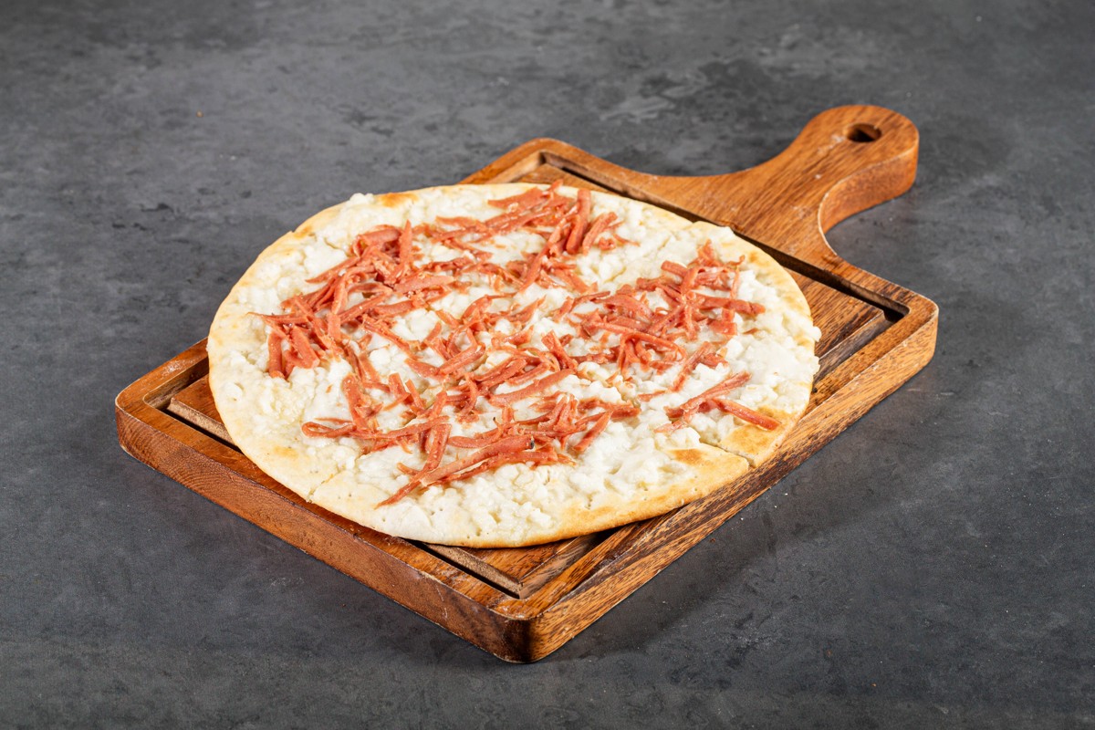 Mortadella and cheese manousheh